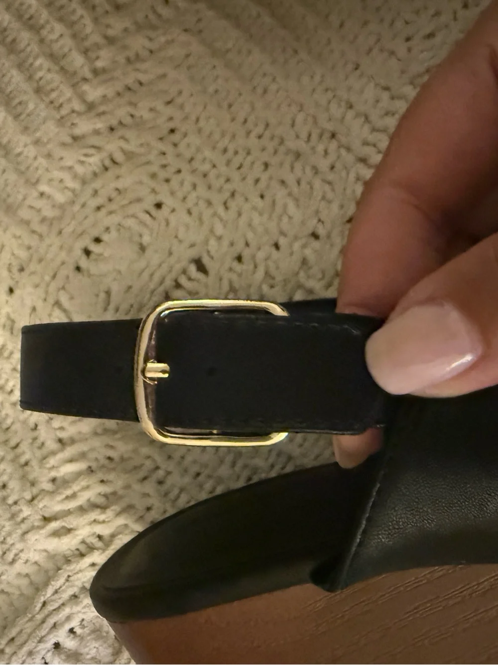 🖤 Universal Thread Black Platform Sandals — Size 10